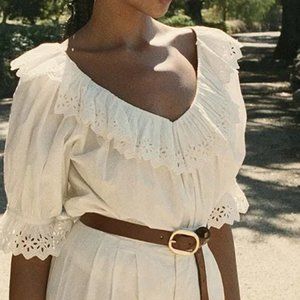 DOEN Samara Top in Salt 2022 BNWT Size L